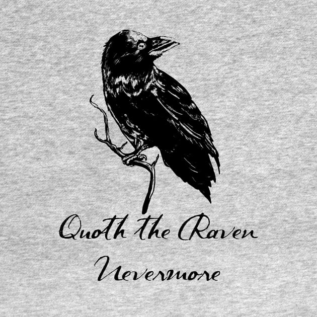 Quoth the Raven, Nevermore Edgar Allan Poe by ckrickett